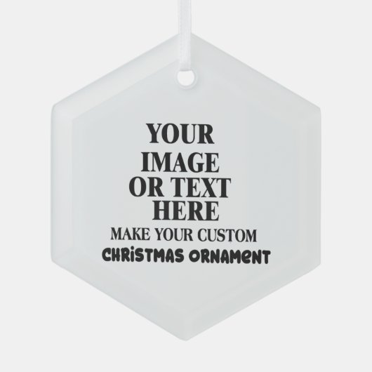 クリスマスオーナメントとツリーの装飾 ガラスオーナメント (正面)