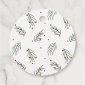 クリスマスオーナメントとボウギフトラベル フェイバータグ (裏面)