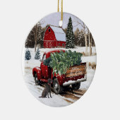 クリスマスオーナメントのホーム セラミックオーナメント (右)