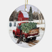 クリスマスオーナメントのホーム セラミックオーナメント (左)