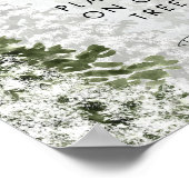 クリスマスオーナメントのポスターに署名する ポスター (角)