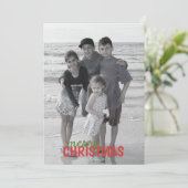 クリスマスオーナメントの倍はカード写真味方しました シーズンカード (スタンド正面)