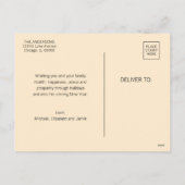 クリスマスオーナメントの喜び シーズンポストカード (裏面)