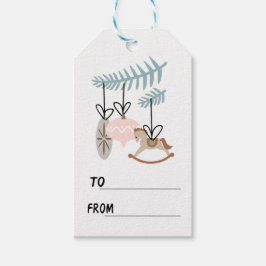 クリスマスオーナメントの終了/開始 ギフトタグ