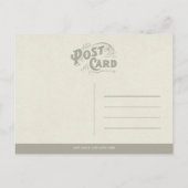 クリスマスオーナメントの美しいレトロバウブルCC1245 ポストカード (裏面)