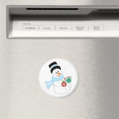 クリスマスオーナメントの雪だるま マグネット (インサイチュ (食洗機))