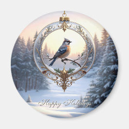 クリスマスオーナメントの鳥のマグネット マグネット
