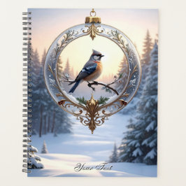 クリスマスオーナメントの鳥 プランナー手帳