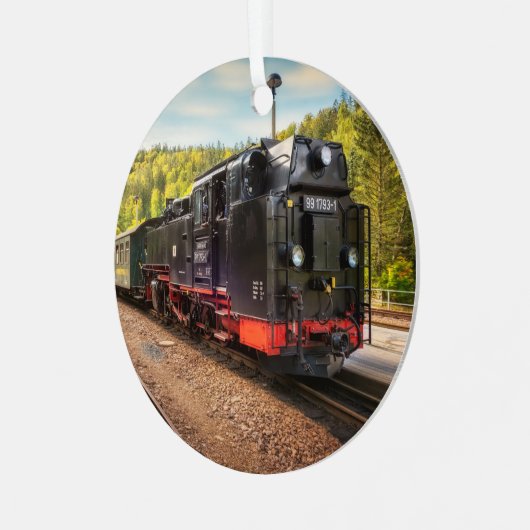 クリスマスオーナメントをトレーニング メタルオーナメント (正面左)