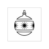 クリスマスオーナメントアートスタンプ ラバースタンプ (インプリント)