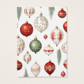 クリスマスオーナメントイヤリングディスプレイカード (裏面)