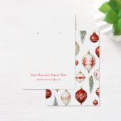 クリスマスオーナメントイヤリングディスプレイカード (デスク)