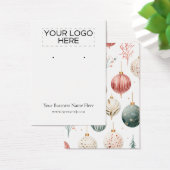 クリスマスオーナメントイヤリングディスプレイカード (デスク)