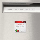 クリスマスオーナメントウェディング日付磁石を保存 マグネット (インサイチュ (食洗機))