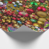 クリスマスオーナメントエクストラバガンザラッピング紙 ラッピングペーパー (角)