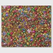 クリスマスオーナメントエクストラバガンザラッピング紙 ラッピングペーパー (フラット)