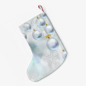 クリスマスオーナメントエレガントズクリスマスホリデー スモールクリスマスストッキング (裏面 (吊り時))