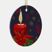 クリスマスオーナメントオリジナルデジタルデザイン セラミックオーナメント (右)