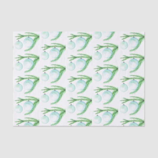 クリスマスオーナメントオンツリーブランチ 薄葉紙 (正面)