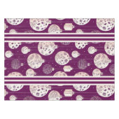 クリスマスオーナメントオンプラムテーブルクロス テーブルクロス (正面(横))