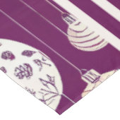 クリスマスオーナメントオンプラムテーブルクロス テーブルクロス (アングル)