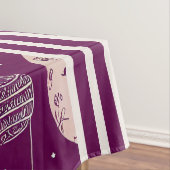 クリスマスオーナメントオンプラムテーブルクロス テーブルクロス (インサイチュ)