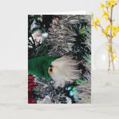 クリスマスオーナメントカード カード (黄色い花)