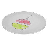 クリスマスオーナメントガラスの切断板 カッティングボード (角)