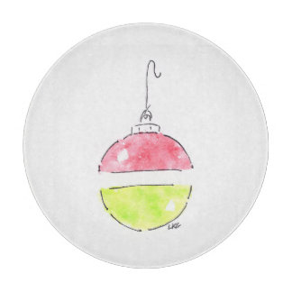 クリスマスオーナメントガラスの切断板 カッティングボード