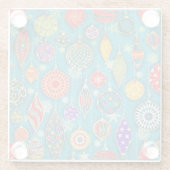 クリスマスオーナメントガラスコースター ガラスコースター (裏面)