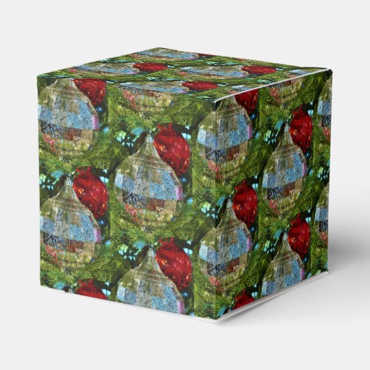 クリスマスオーナメントギフトボックス フェイバーボックス (裏面サイド)