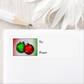 クリスマスオーナメントギフトラベルシール ラベル (インサイチュ)