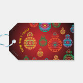 クリスマスオーナメントギフトラベル ギフトタグ (裏面横)