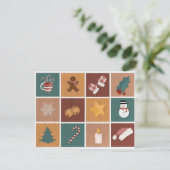 クリスマスオーナメントクラシックの装飾 シーズンカード (スタンド正面)