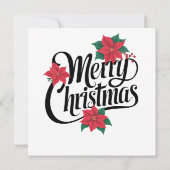 クリスマスオーナメントグリーティングカード (裏面)