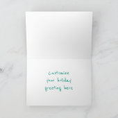 クリスマスオーナメントグリーティングカード カード (内部)