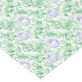 クリスマスオーナメントグリーンパープルトワール紙 テーブルクロス (アングル)