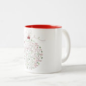 クリスマスオーナメントコーヒーマグ ツートーンマグカップ (正面右)