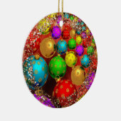 クリスマスオーナメントジャンボリースパークル セラミックオーナメント (右)