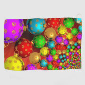 クリスマスオーナメントジャンボリー ゴルフタオル (横)