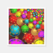 クリスマスオーナメントジャンボリー スタンダードカクテルナプキン (正面)