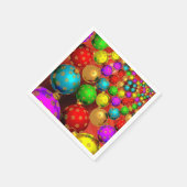 クリスマスオーナメントジャンボリー スタンダードカクテルナプキン (角)