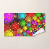 クリスマスオーナメントジャンボリー ハンドタオル (ハンドタオル)