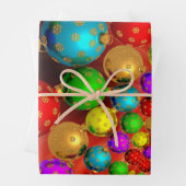 クリスマスオーナメントジャンボリー ラッピングペーパーシート (インサイチュ)