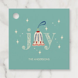 クリスマスオーナメントジョイホリデイ フェイバータグ