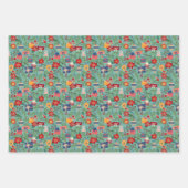 クリスマスオーナメントジョイホリデイ ラッピングペーパーシート (正面2)