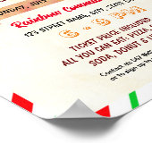 クリスマスオーナメントスクールイベントテンプレート ポスター (角)