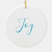 クリスマスオーナメントスノーフレーク セラミックオーナメント (裏面)