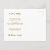 クリスマスオーナメントズオンパームツリーニューホーム 案内ポストカード (裏面)