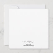 クリスマスオーナメントズホリデーパーティ招待状タン 招待状 (裏面)